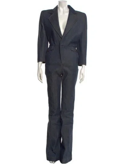 Pre-owned Saint Laurent 2023 Jumpsuit W/ Tags In Blue