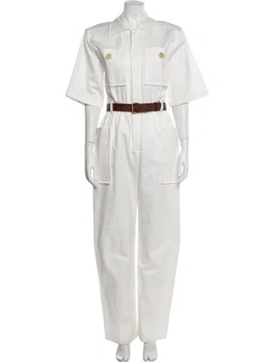 Pre-owned Saint Laurent 2023 Jumpsuit In White