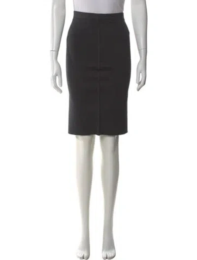 Pre-owned Saint Laurent 2023 Knee-length Skirt In Gray