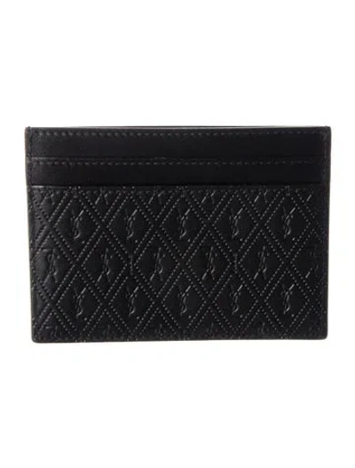 Pre-owned Saint Laurent 2023 Le Monogramme Card Case Card Holder In Black