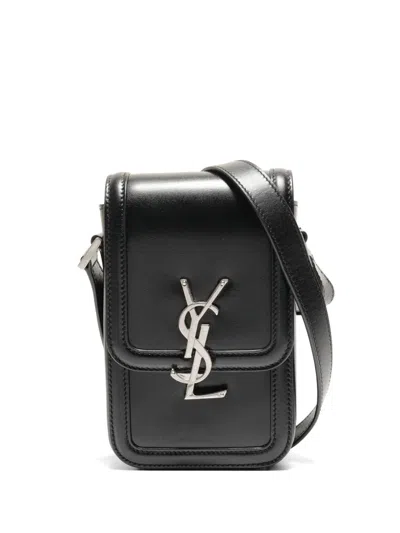 Pre-owned Saint Laurent 2023 Logo Cross-body Bag In Black