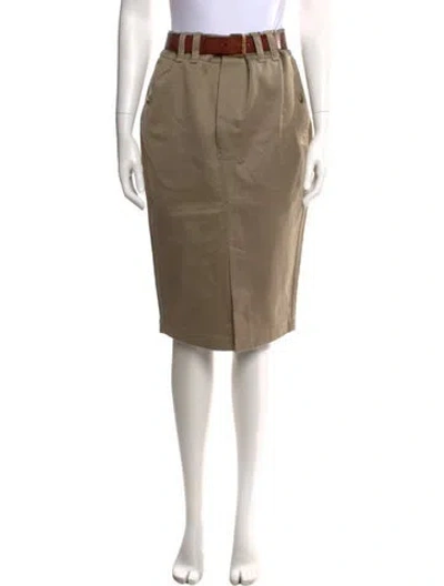 Pre-owned Saint Laurent 2023 Midi Length Skirt In Pink