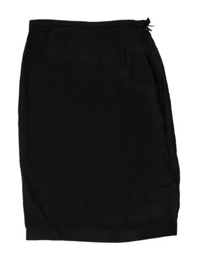 Pre-owned Saint Laurent 2023 Midi Length Skirt W/ Tags In Black