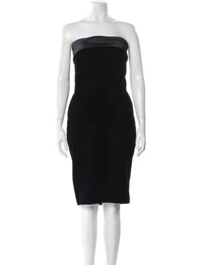 Pre-owned Saint Laurent 2023 Mini Dress In Black