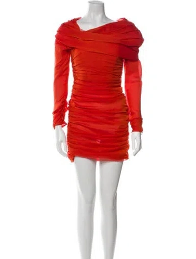 Pre-owned Saint Laurent 2023 Mini Dress In Orange
