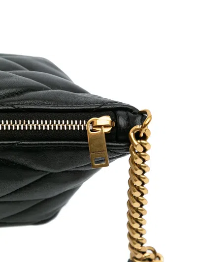 Pre-owned Saint Laurent 2023 Mini Quilted Lambskin Sade Shoulder Bag