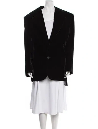 Pre-owned Saint Laurent 2023 "oversized" Blazer In Black