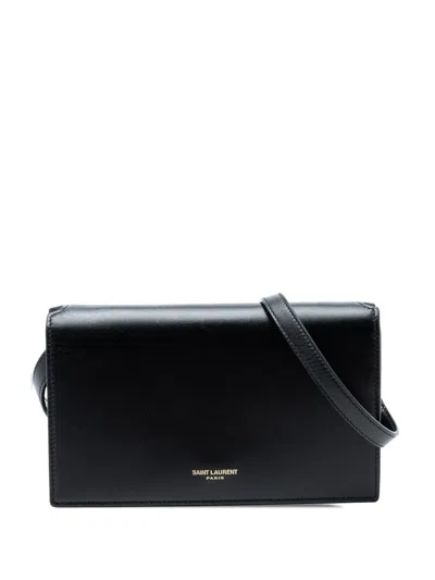 Pre-owned Saint Laurent 2023 Smooth Calfskin Crossbody Bag In Black