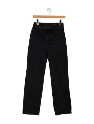 Pre-owned Saint Laurent 2023 Straight Leg Jeans In Black