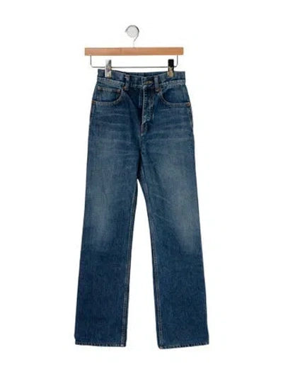 Pre-owned Saint Laurent 2023 Straight Leg Jeans In Blue
