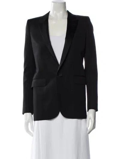 Pre-owned Saint Laurent 2023 Tuxedo Blazer Blazer In Gray