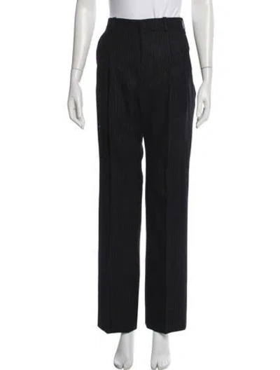 Pre-owned Saint Laurent 2023 Wide Leg Pants In Black