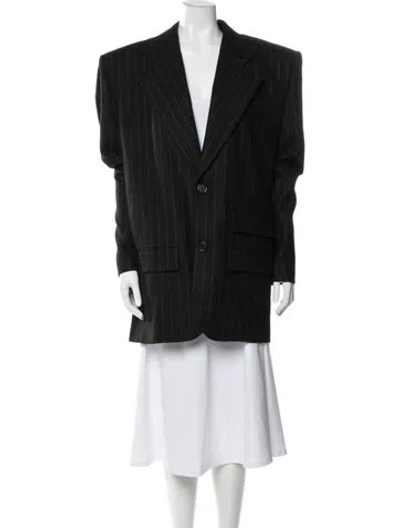Pre-owned Saint Laurent 2023 Wool Blazer In Black