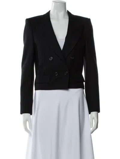 Pre-owned Saint Laurent 2023 Wool Blazer In Black