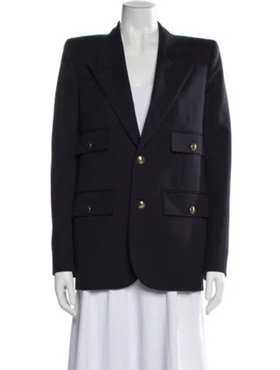Pre-owned Saint Laurent 2023 Wool Blazer In Blue