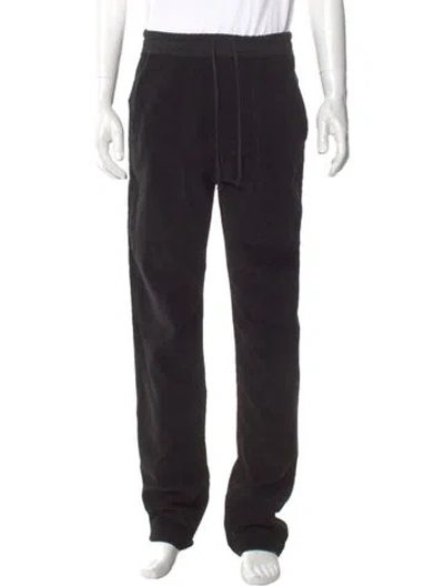 Pre-owned Saint Laurent 2024 Corduroy Pants In Black