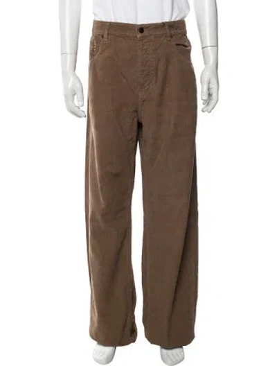 Pre-owned Saint Laurent 2024 Corduroy Pants W/ Tags In Brown