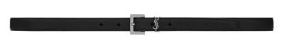 Saint Laurent 2024 Cruise Belt In Black