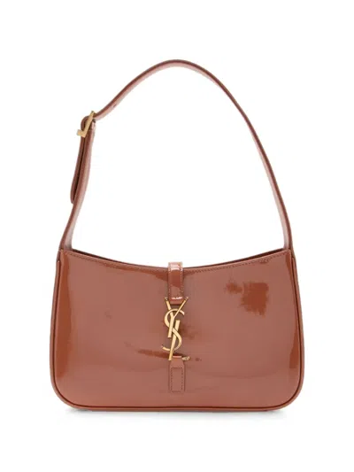 Pre-owned Saint Laurent 2024 Le 5 À 7 Shoulder Bag In Brown