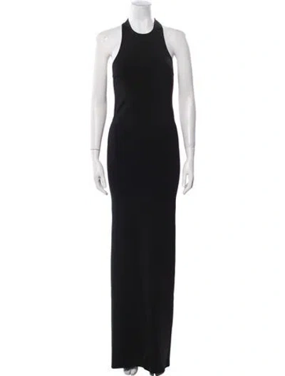Pre-owned Saint Laurent 2024 Long Dress In Black