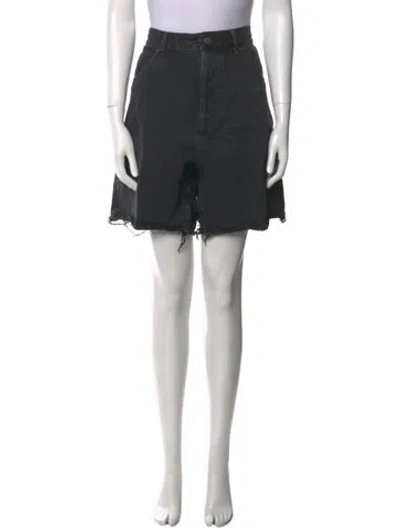 Pre-owned Saint Laurent 2024 Mini Shorts In Gray