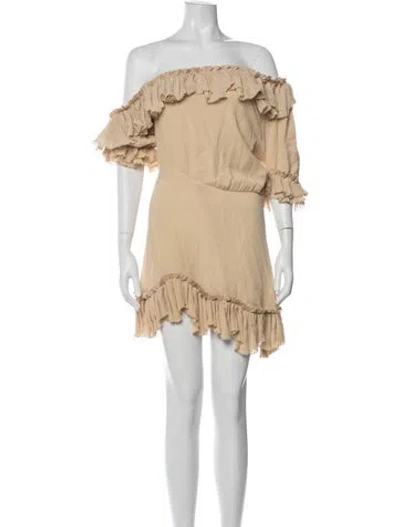 Pre-owned Saint Laurent 2024 Silk Nightgown In Neutrals