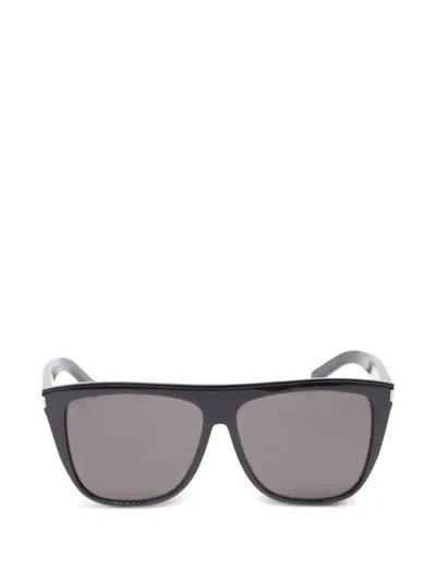 Pre-owned Saint Laurent 2024 Square-frame Sunglasses In Black