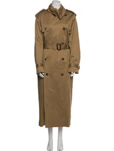 Pre-owned Saint Laurent 2024 Trench Coat W/ Tags In Neutral