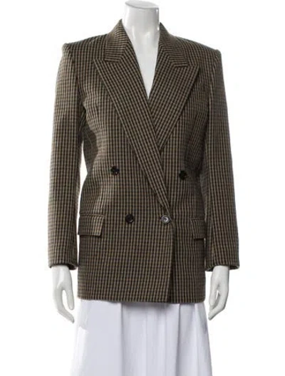 Pre-owned Saint Laurent 2024 Wool Blazer In Neutral
