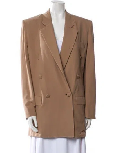 Pre-owned Saint Laurent 2024 Wool Blazer In Neutral