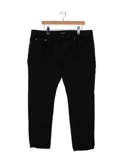 Pre-owned Saint Laurent 2025 Skinny Jeans In Black