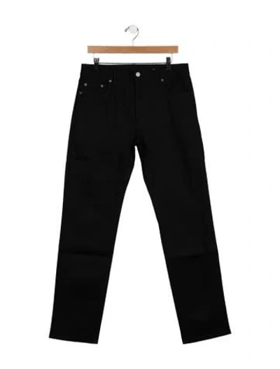 Pre-owned Saint Laurent 2025 Straight-leg Jeans W/ Tags In Black