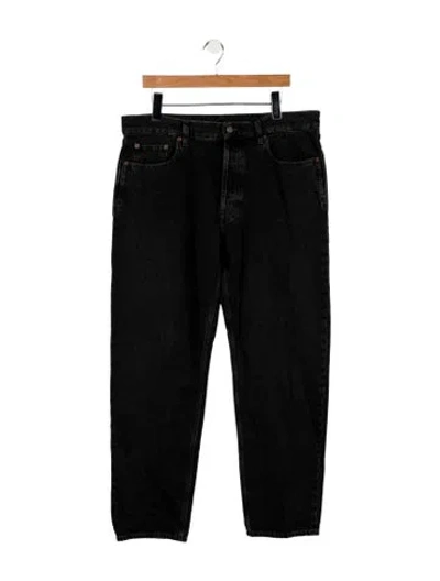 Pre-owned Saint Laurent 2025 Straight-leg Jeans W/ Tags In Black