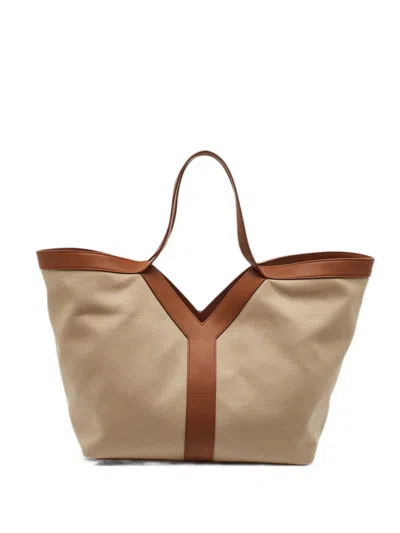 Saint Laurent 2025 Y Tote Bag In Brown