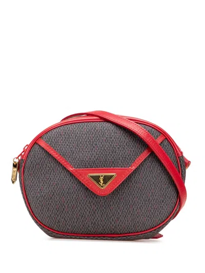 Pre-owned Saint Laurent 20th Century Coated Canvas Crossbody Bag