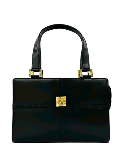 Pre-owned Saint Laurent 20th Century Leather Handbag In Black