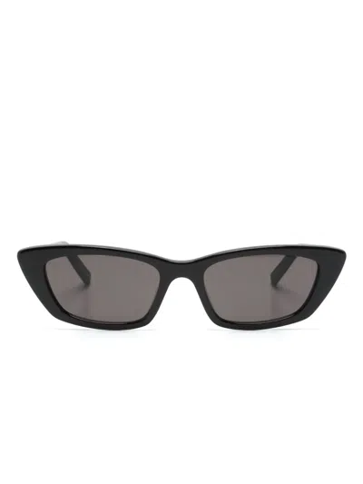 Saint Laurent 277 Cat-eye Sunglasses In Black