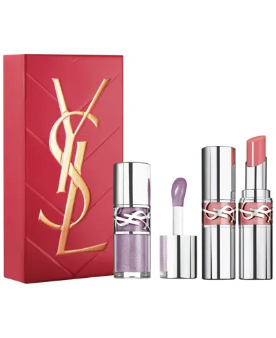 Saint Laurent 2-pc. Loveshine Plumping Lip Oil Gloss And Lip Oil Stick Gift Set In Transparent