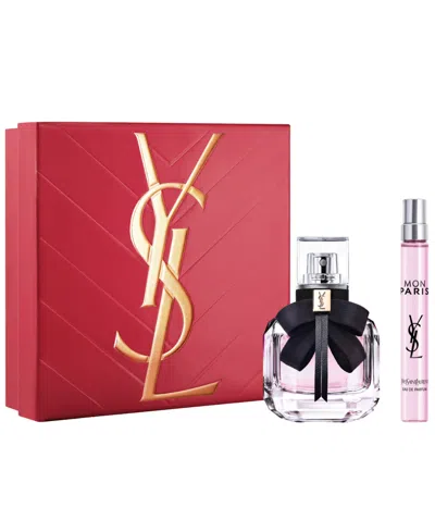 Saint Laurent 2-pc. Mon Paris Eau De Parfum Travel Gift Set Duo In Transparent