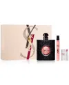 Saint Laurent 3-pc. Black Opium Eau De Parfum & Loveshine Lip Oil Stick Gift Set In No Color