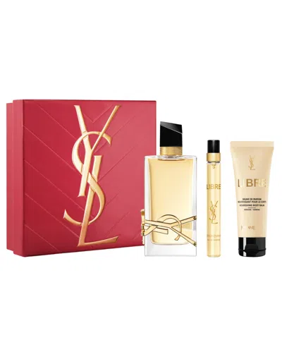 Saint Laurent 3-pc. Libre Eau De Parfumâ And Body Lotion Gift Set In Transparent
