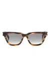 Saint Laurent 462 Sunglasses In Brown