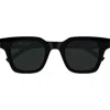 Saint Laurent Corner Angle 47mm Rectangular Sunglasses In Black