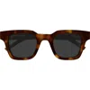 Saint Laurent Corner Angle 47mm Square Sunglasses In Brown