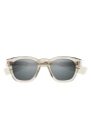 Saint Laurent 48mm Phantos Sunglasses In Beige