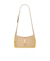 Saint Laurent Le 5 À 7 Crossbody Bag In Econyl Regenerated Nylon In Nude