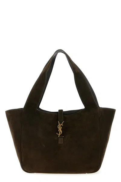 Saint Laurent '5 À 7 Bea' Shoulder Bag In Brown