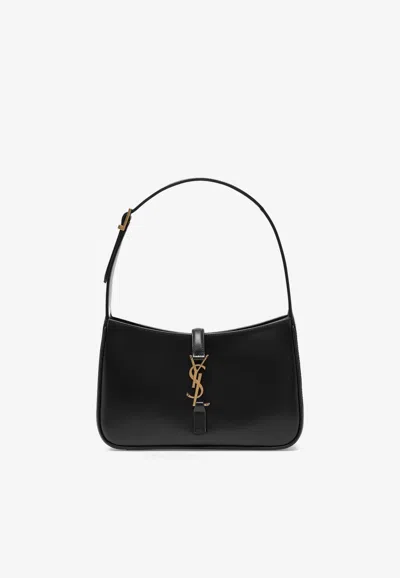SAINT LAURENT 5 À 7 LEATHER SHOULDER BAG