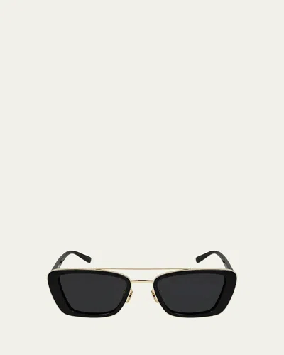 SAINT LAURENT 50MM RECTANGULAR SUNGLASSES