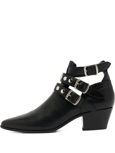 Pre-owned Saint Laurent 50mm Stud-embellished Boots